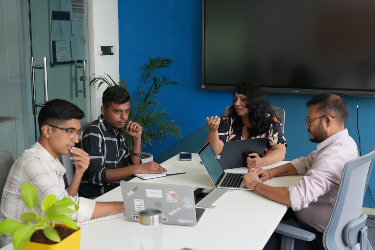 Team collaboration meeting