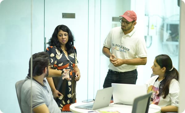 Team collaboration meeting