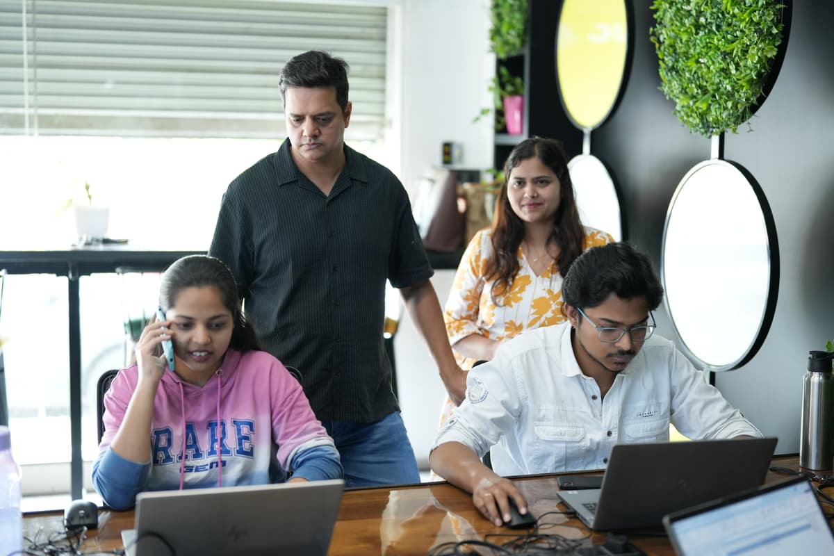 Team collaboration meeting