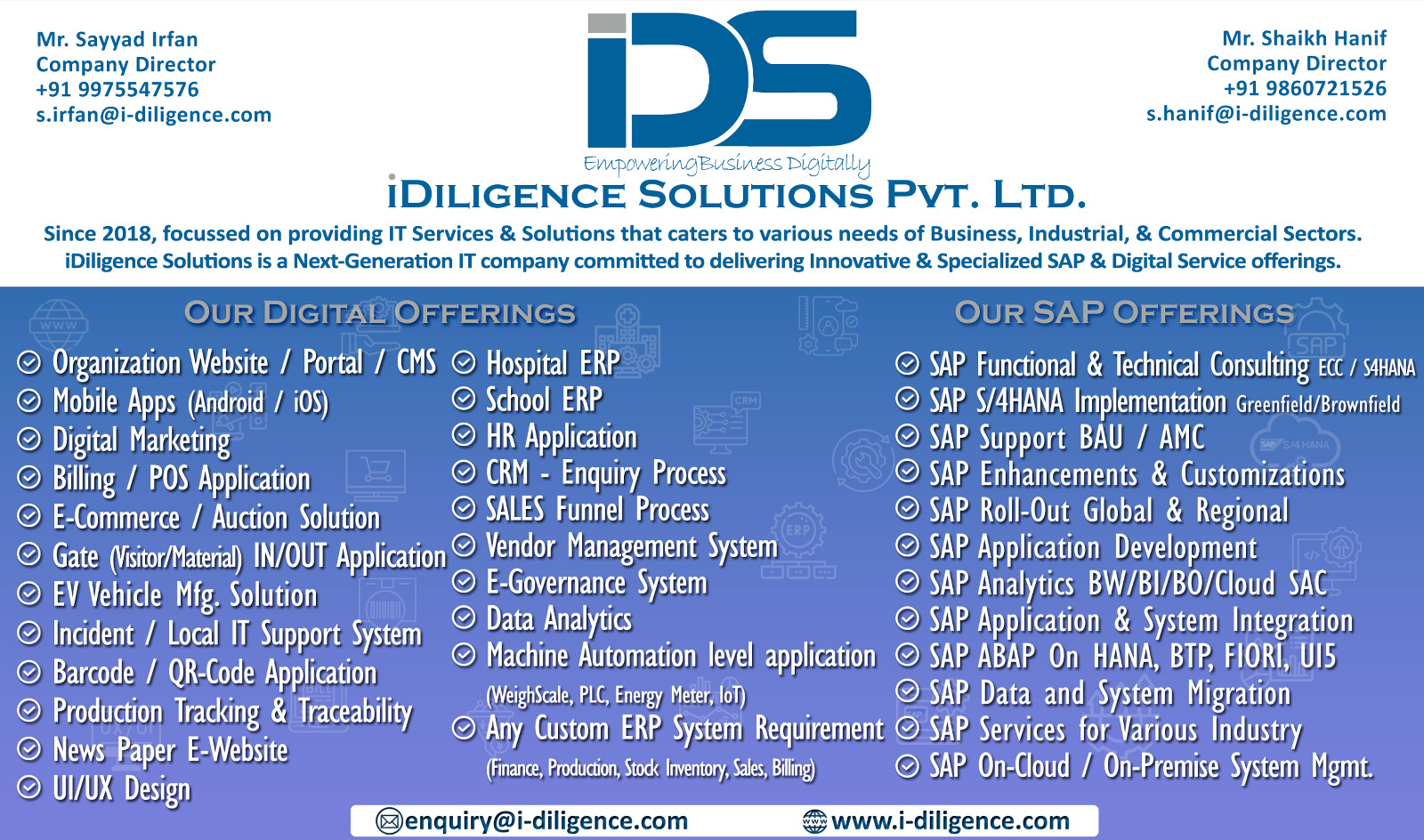 company banner