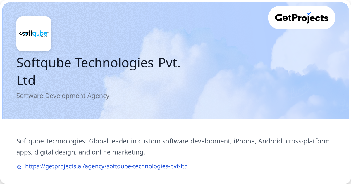 Softqube Technologies Pvt. Ltd | IT Services