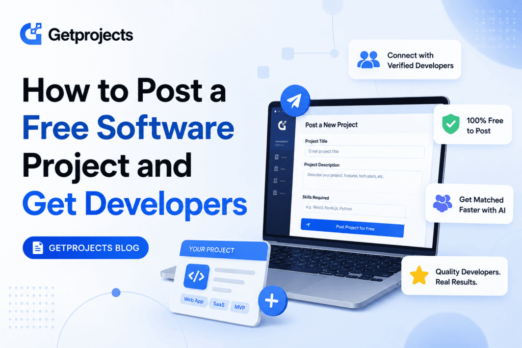 How to Post a Free Software Project and Get Developers | GetProjects.ai
